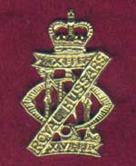 Cap badge of the 13th/18th Royal Hussars (Queen Mary's Own) 