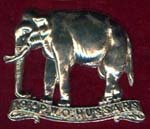 Replacement cap badge of the 19th (Queen Alexandra's Own Royal) Hussars.   