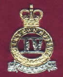 Cap badge of the 4th (Queen's Own) Hussars