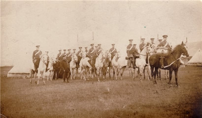 Lancashire Hussars on the move.  